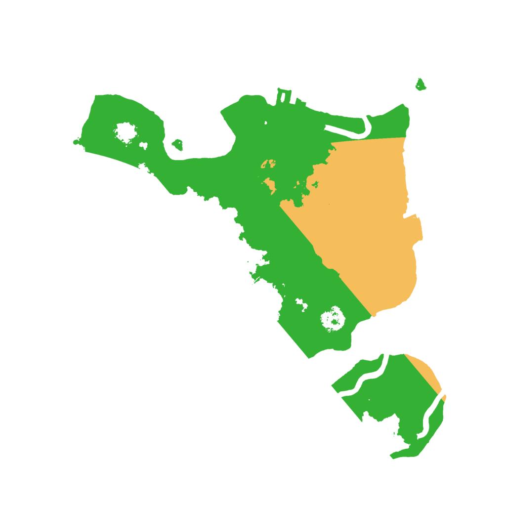 Biome Rust Map: Procedural Map, Size: 2200, Seed: 7425960