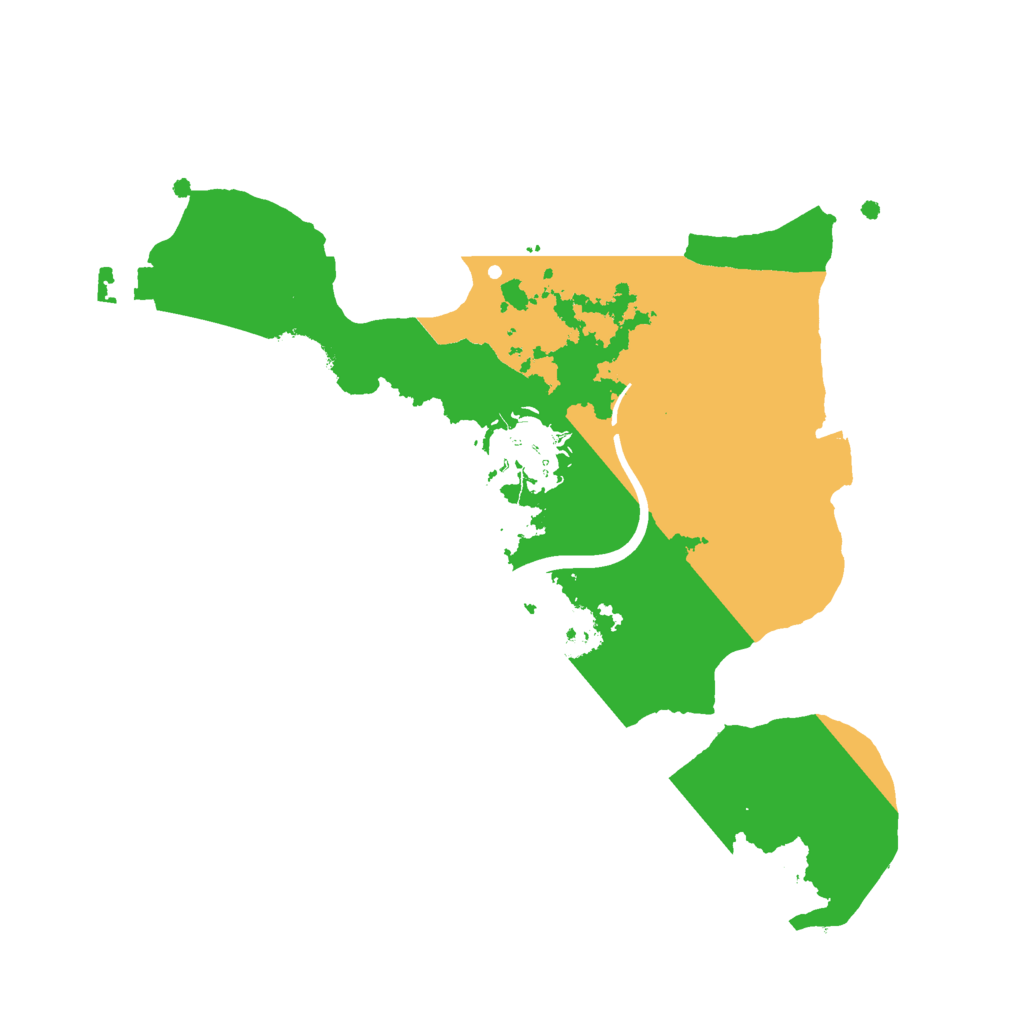 Biome Rust Map: Procedural Map, Size: 2200, Seed: 7425960