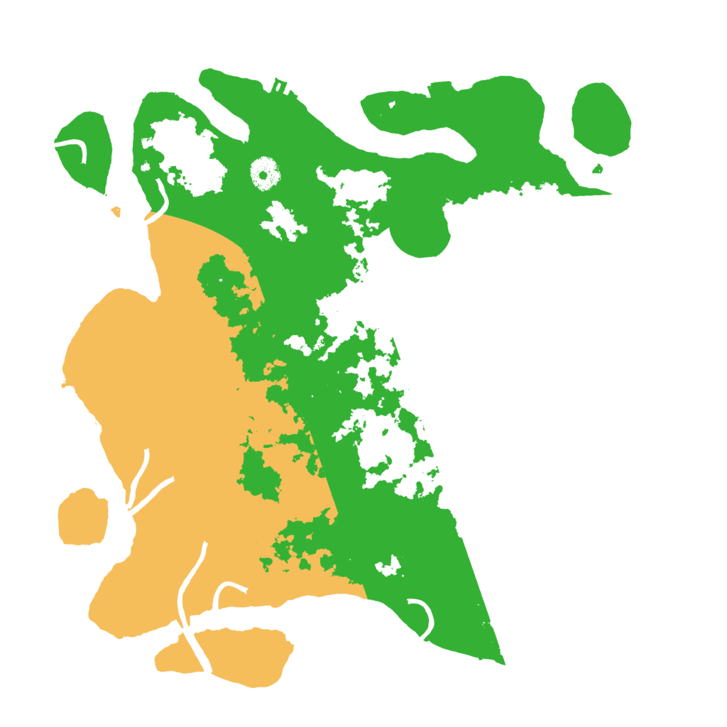 Biome Rust Map: Procedural Map, Size: 3500, Seed: 2096096976