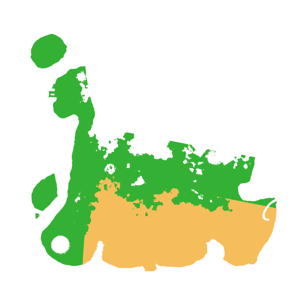 Biome Rust Map: Procedural Map, Size: 3000, Seed: 11010110