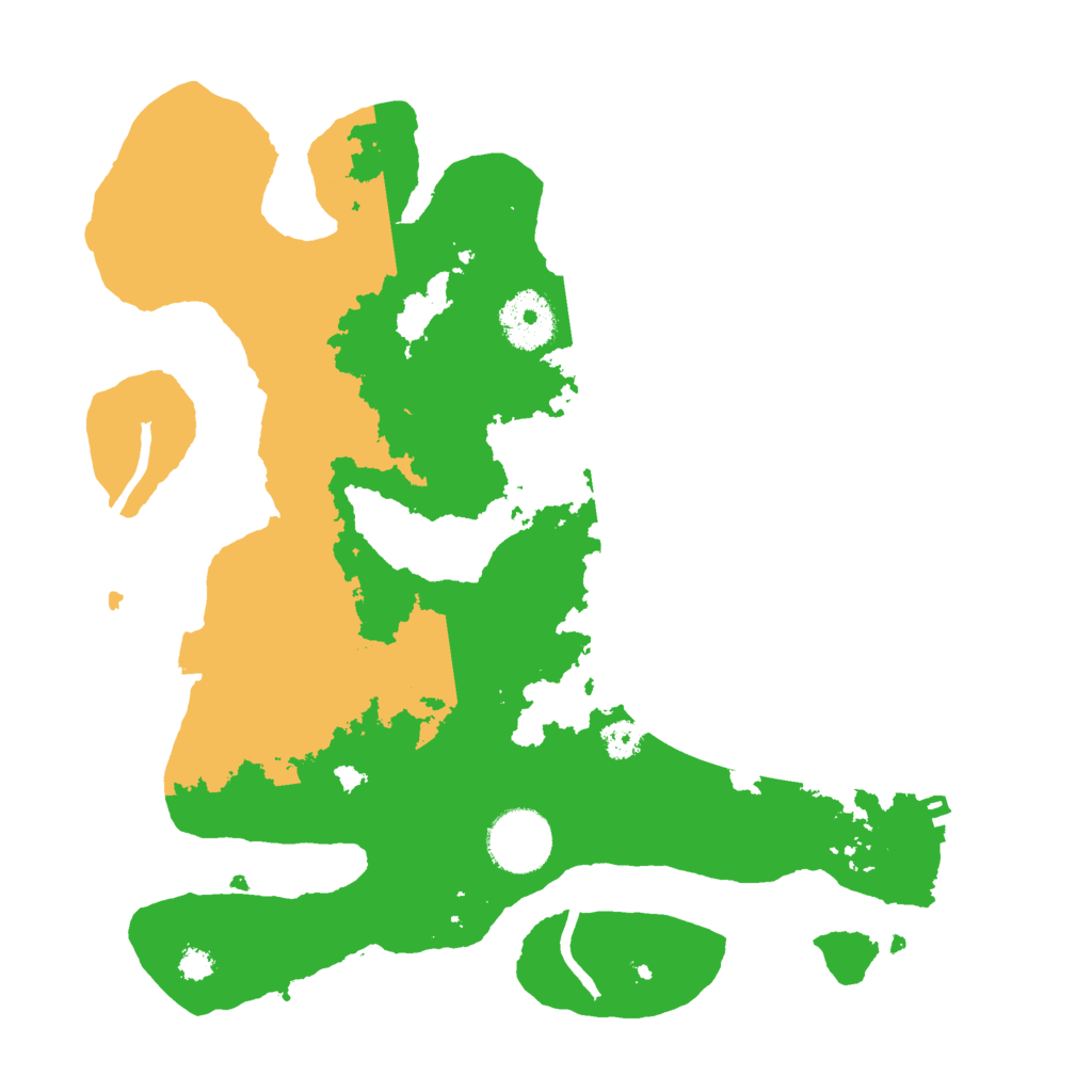 Biome Rust Map: Procedural Map, Size: 3000, Seed: 3287501