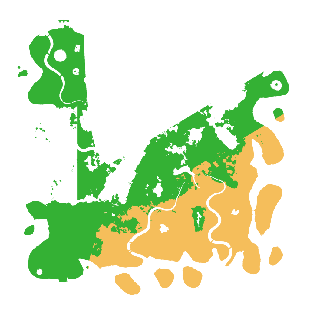 Biome Rust Map: Procedural Map, Size: 4500, Seed: 112866525