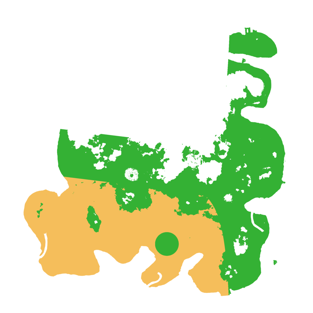 Biome Rust Map: Procedural Map, Size: 3500, Seed: 1196595854