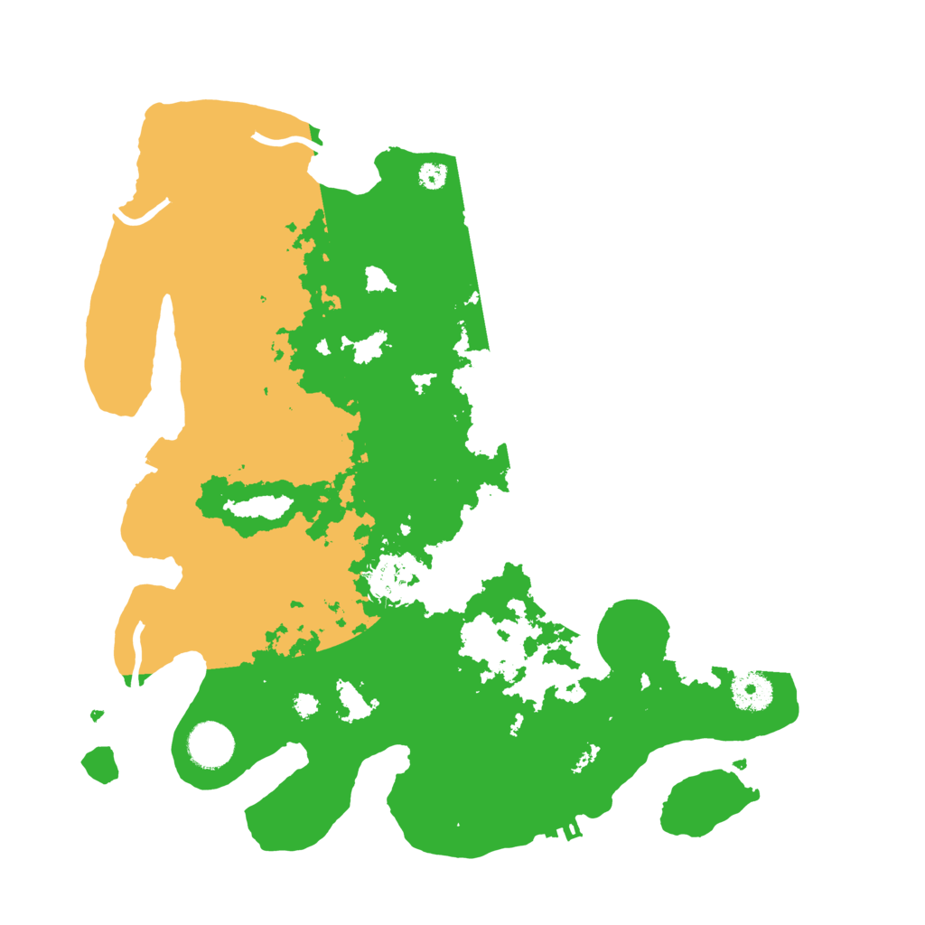 Biome Rust Map: Procedural Map, Size: 3500, Seed: 23458