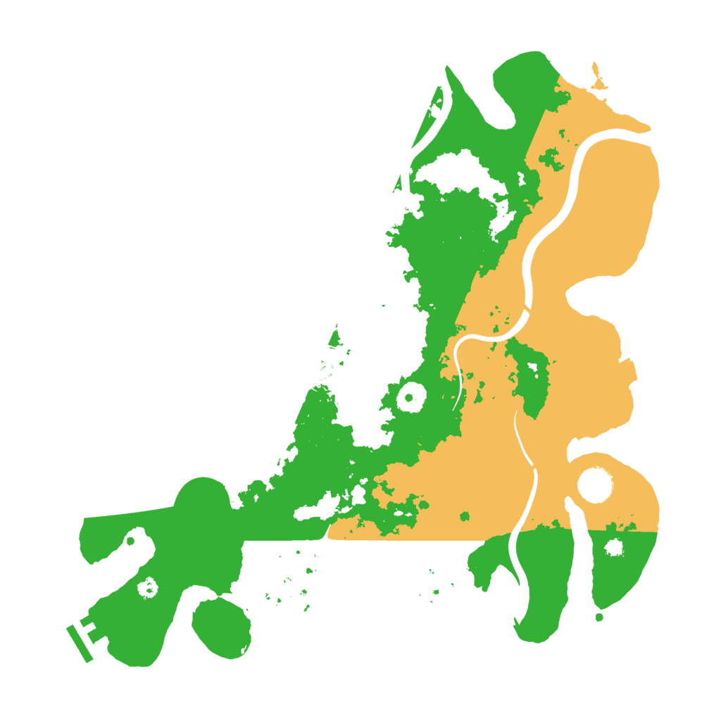 Biome Rust Map: Procedural Map, Size: 3600, Seed: 11302
