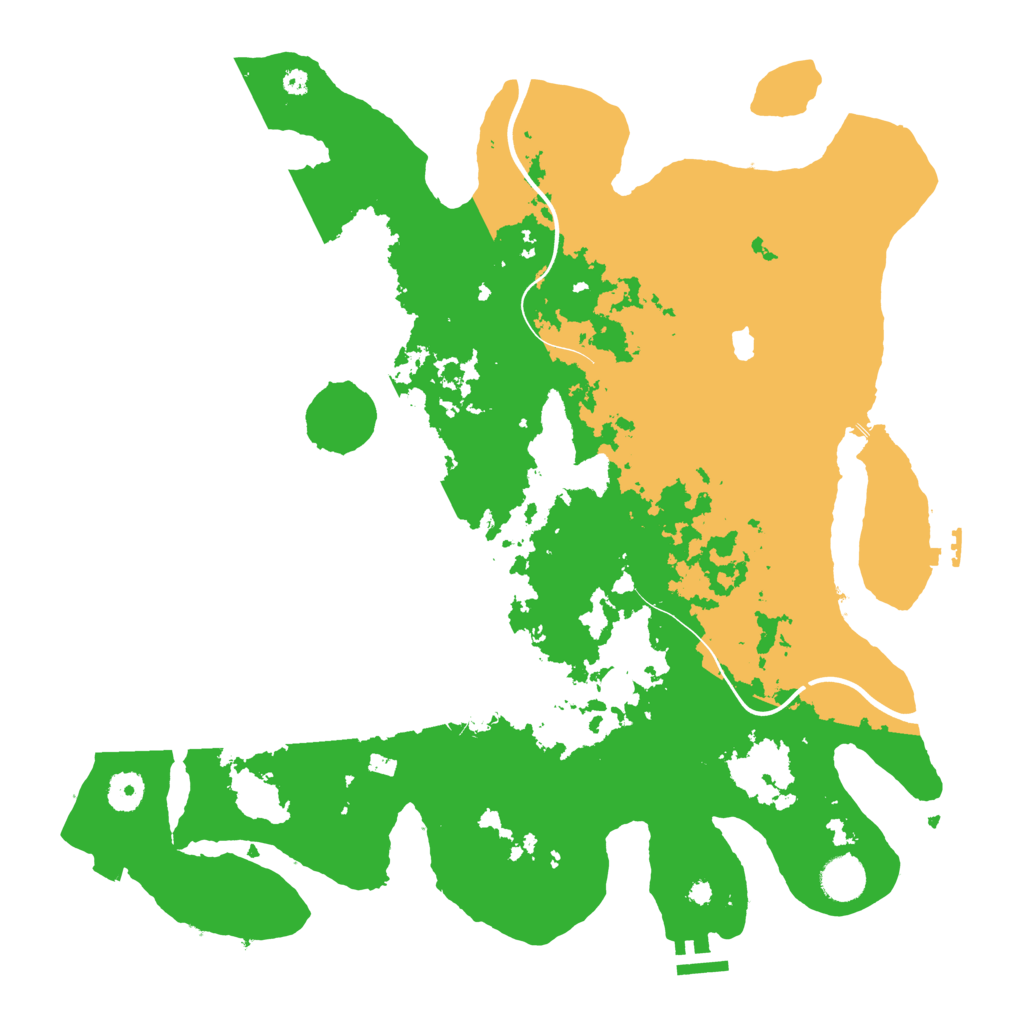 Biome Rust Map: Procedural Map, Size: 4000, Seed: 1443843538