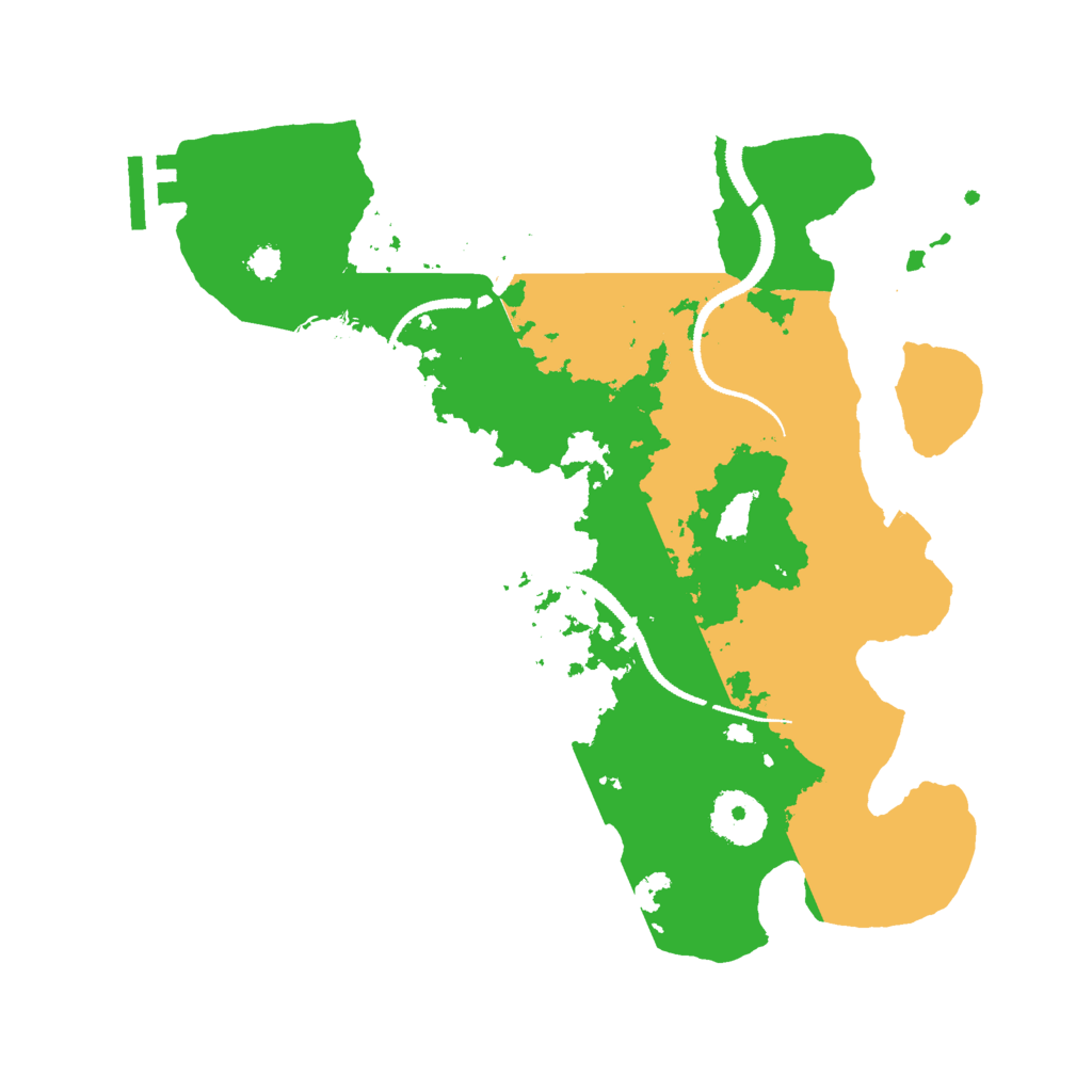 Biome Rust Map: Procedural Map, Size: 3000, Seed: 1434688421