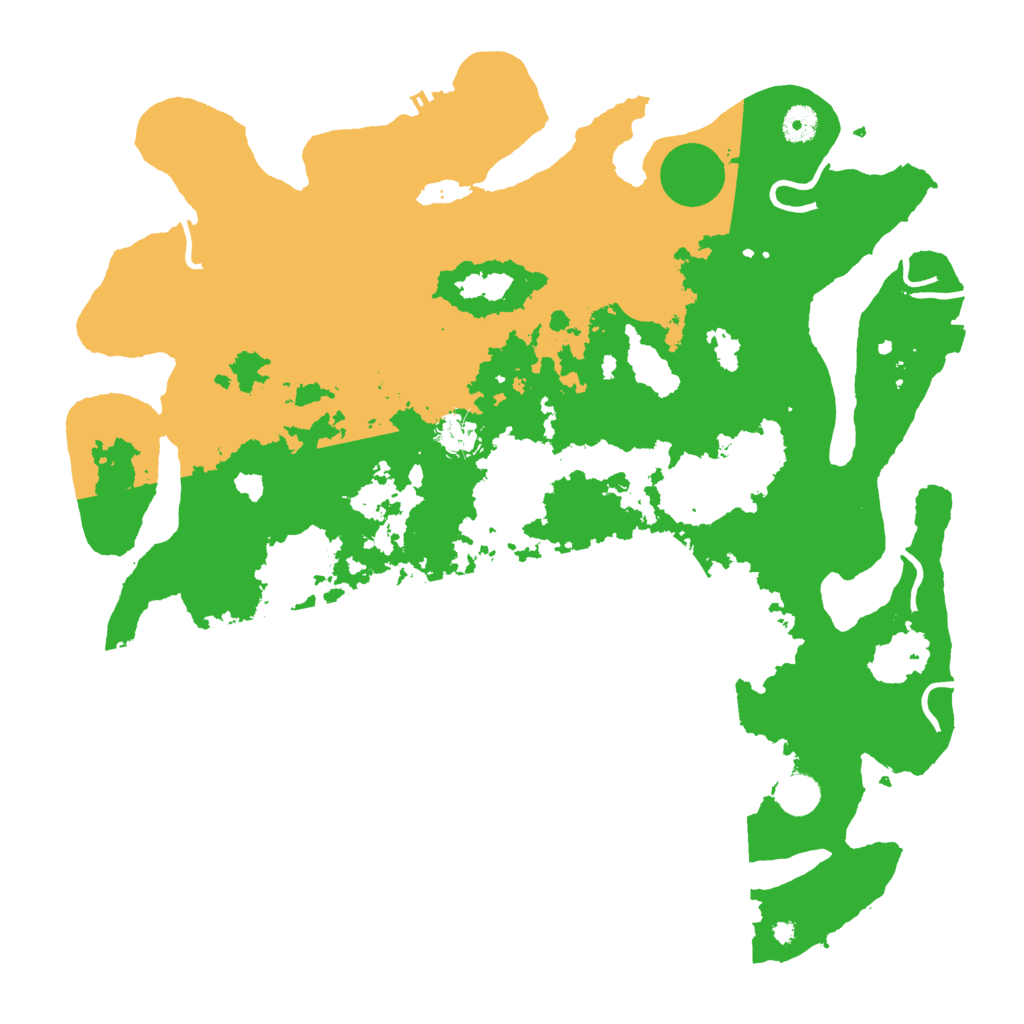 Biome Rust Map: Procedural Map, Size: 4250, Seed: 29278