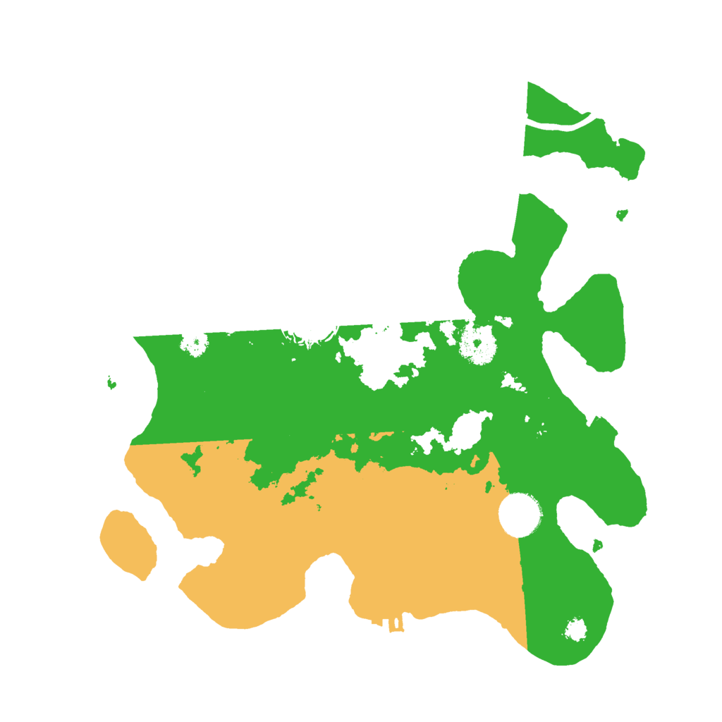 Biome Rust Map: Procedural Map, Size: 3000, Seed: 547244992