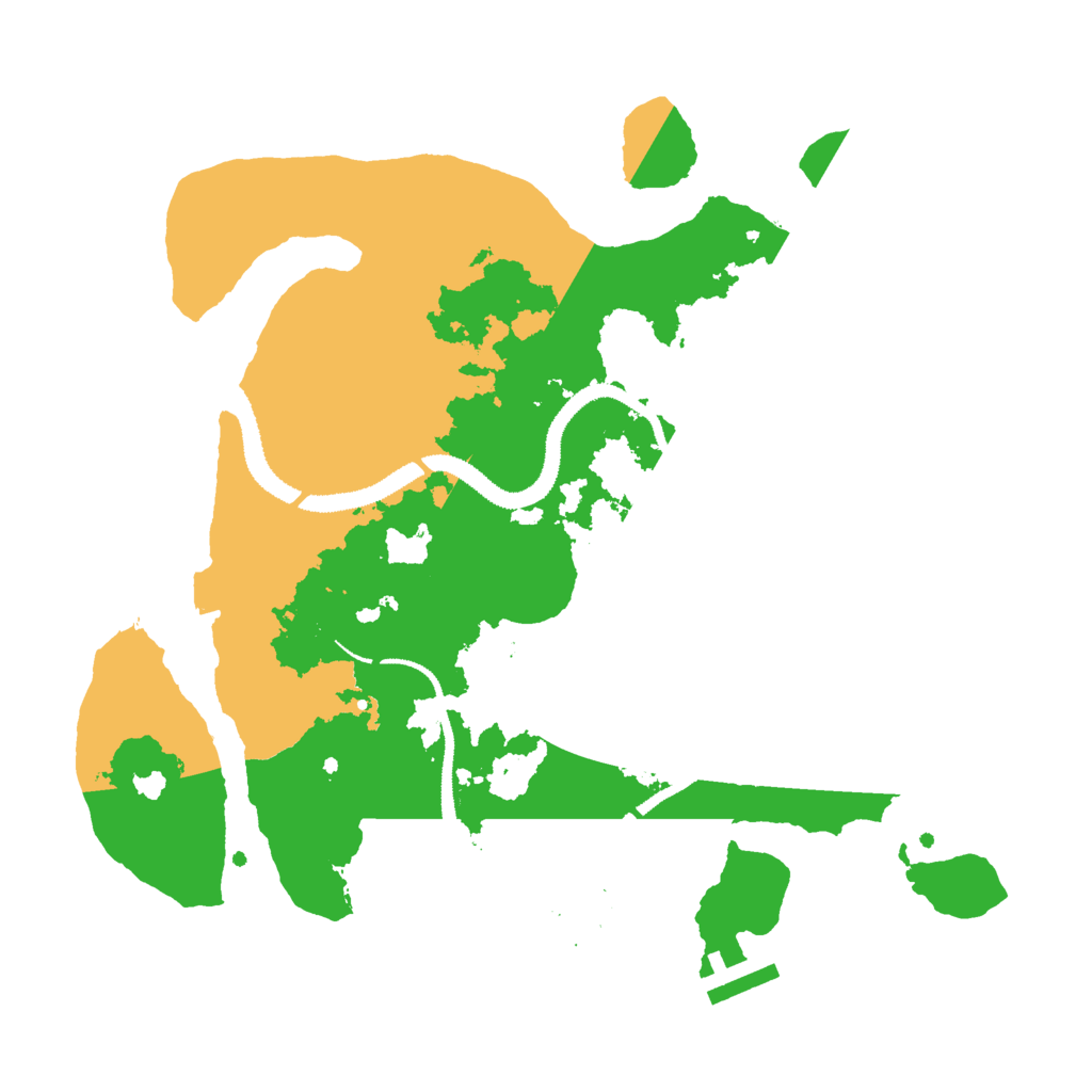 Biome Rust Map: Procedural Map, Size: 3000, Seed: 1541286317