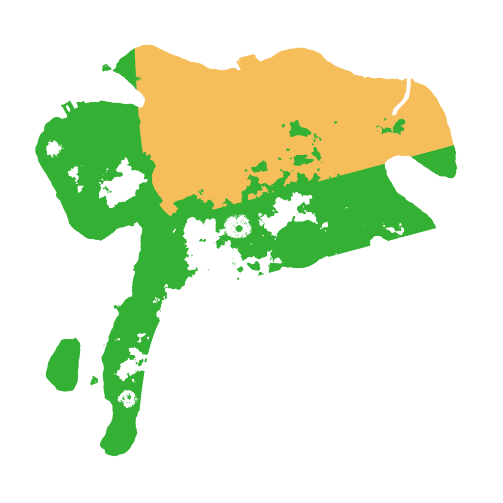 Biome Rust Map: Procedural Map, Size: 3000, Seed: 53641
