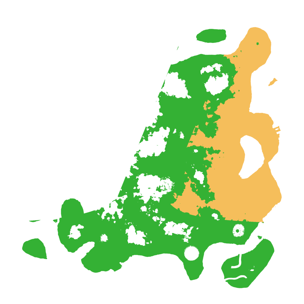 Biome Rust Map: Procedural Map, Size: 3700, Seed: 652050728