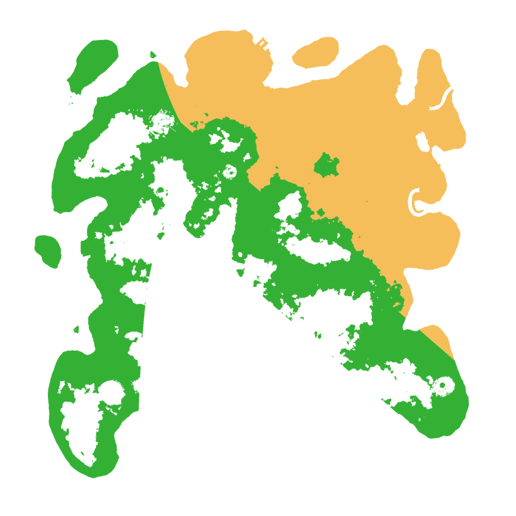 Biome Rust Map: Procedural Map, Size: 3800, Seed: 46741746