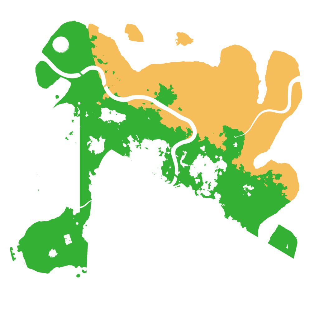 Biome Rust Map: Procedural Map, Size: 3500, Seed: 561015166