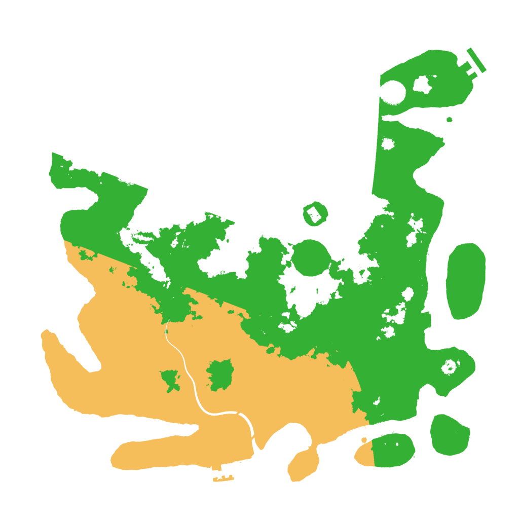 Biome Rust Map: Procedural Map, Size: 3800, Seed: 4232801