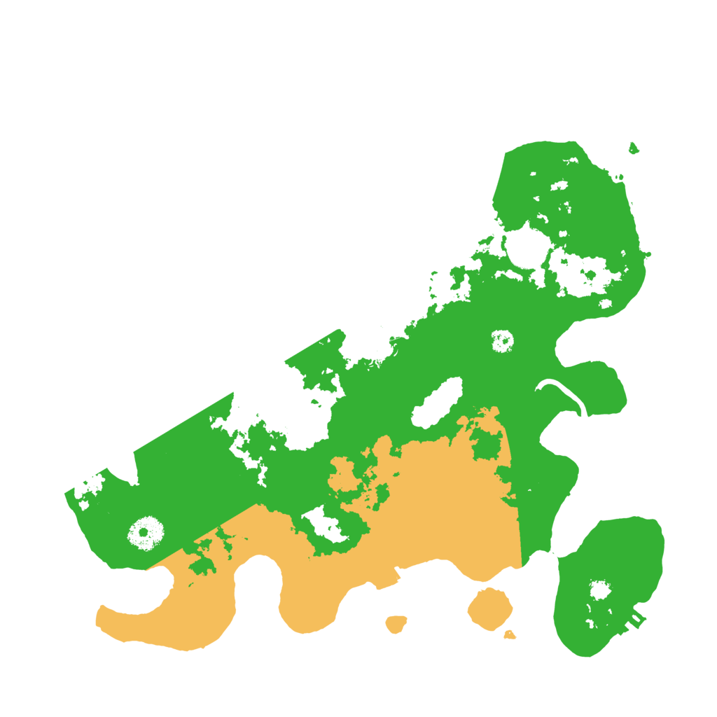 Biome Rust Map: Procedural Map, Size: 3200, Seed: 974045760