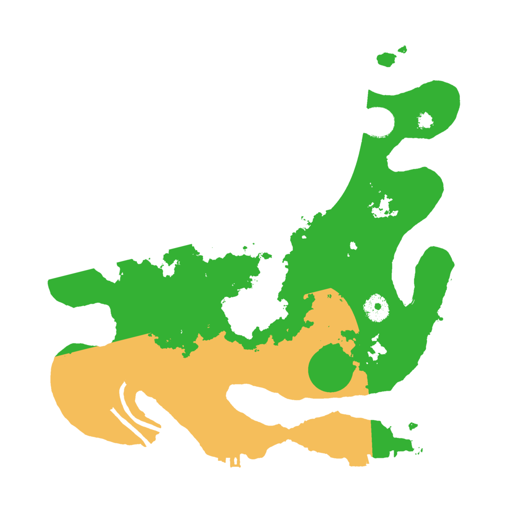 Biome Rust Map: Procedural Map, Size: 3000, Seed: 81814