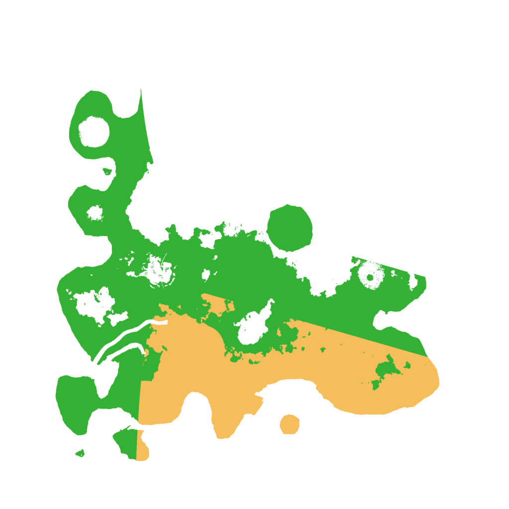 Biome Rust Map: Procedural Map, Size: 3000, Seed: 1623437