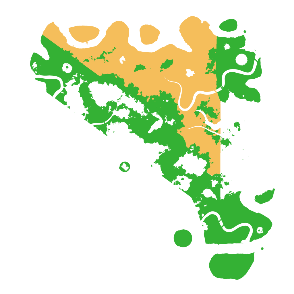 Biome Rust Map: Procedural Map, Size: 4500, Seed: 996340908