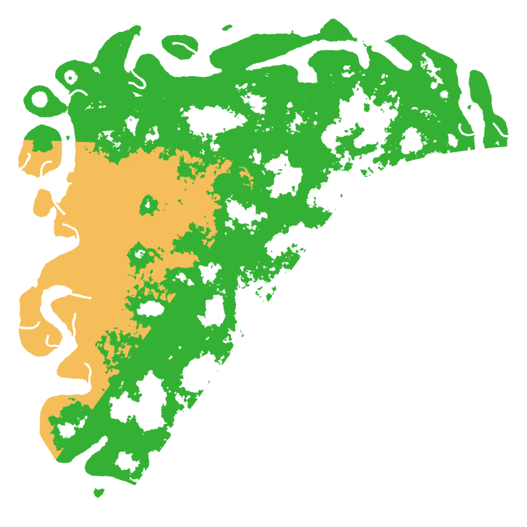 Biome Rust Map: Procedural Map, Size: 6000, Seed: 1010840608