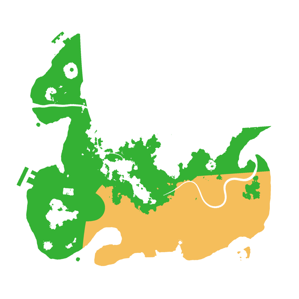 Biome Rust Map: Procedural Map, Size: 3000, Seed: 2021521505