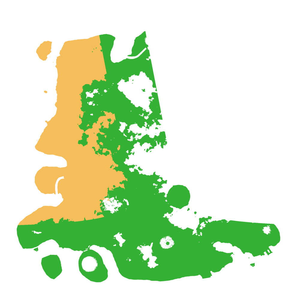 Biome Rust Map: Procedural Map, Size: 3550, Seed: 37133560