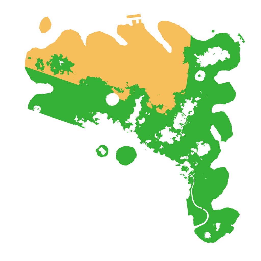 Biome Rust Map: Procedural Map, Size: 3750, Seed: 1704689068