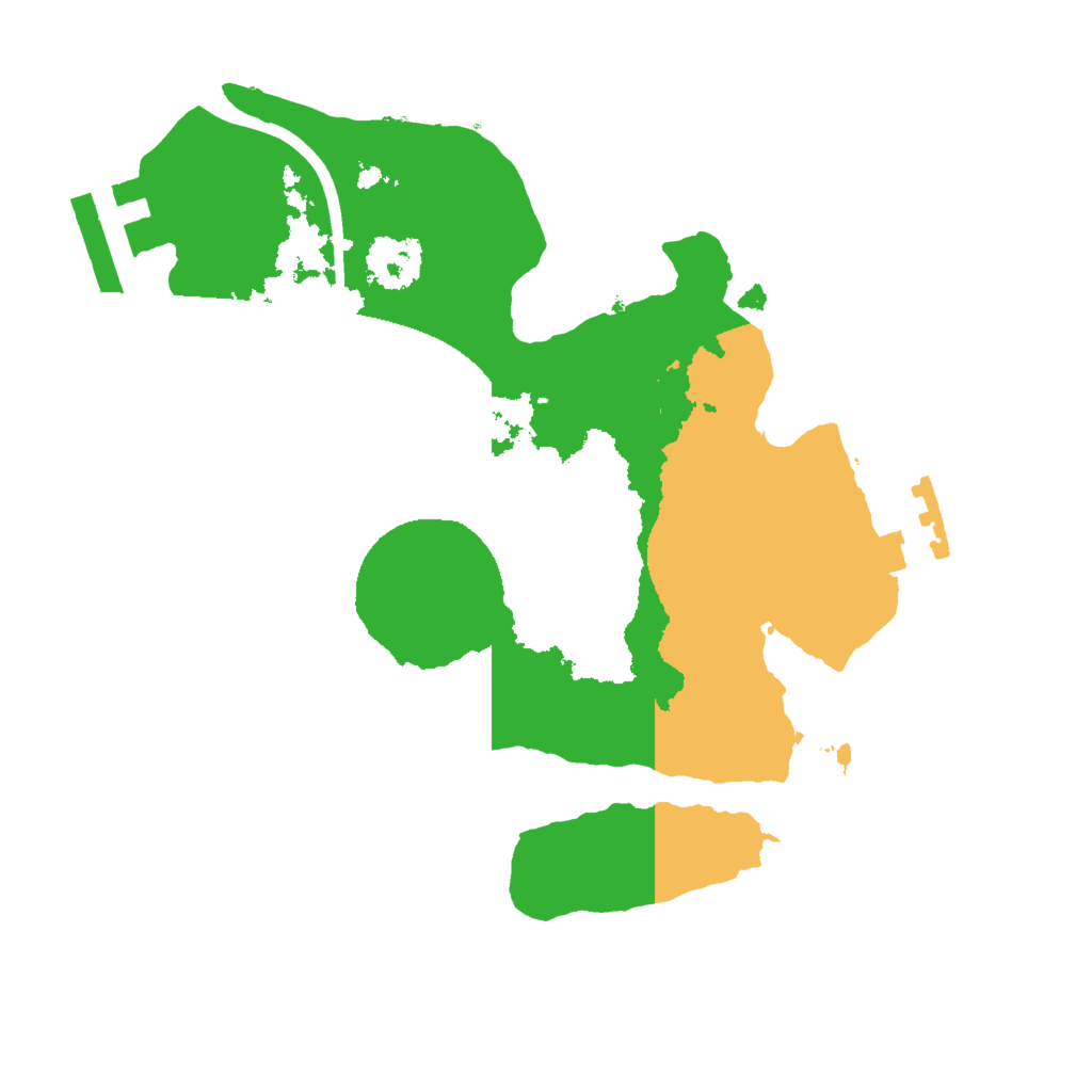 Biome Rust Map: Procedural Map, Size: 2000, Seed: 1272301
