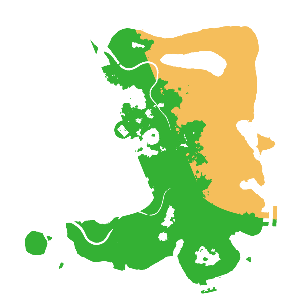 Biome Rust Map: Procedural Map, Size: 3000, Seed: 714696268
