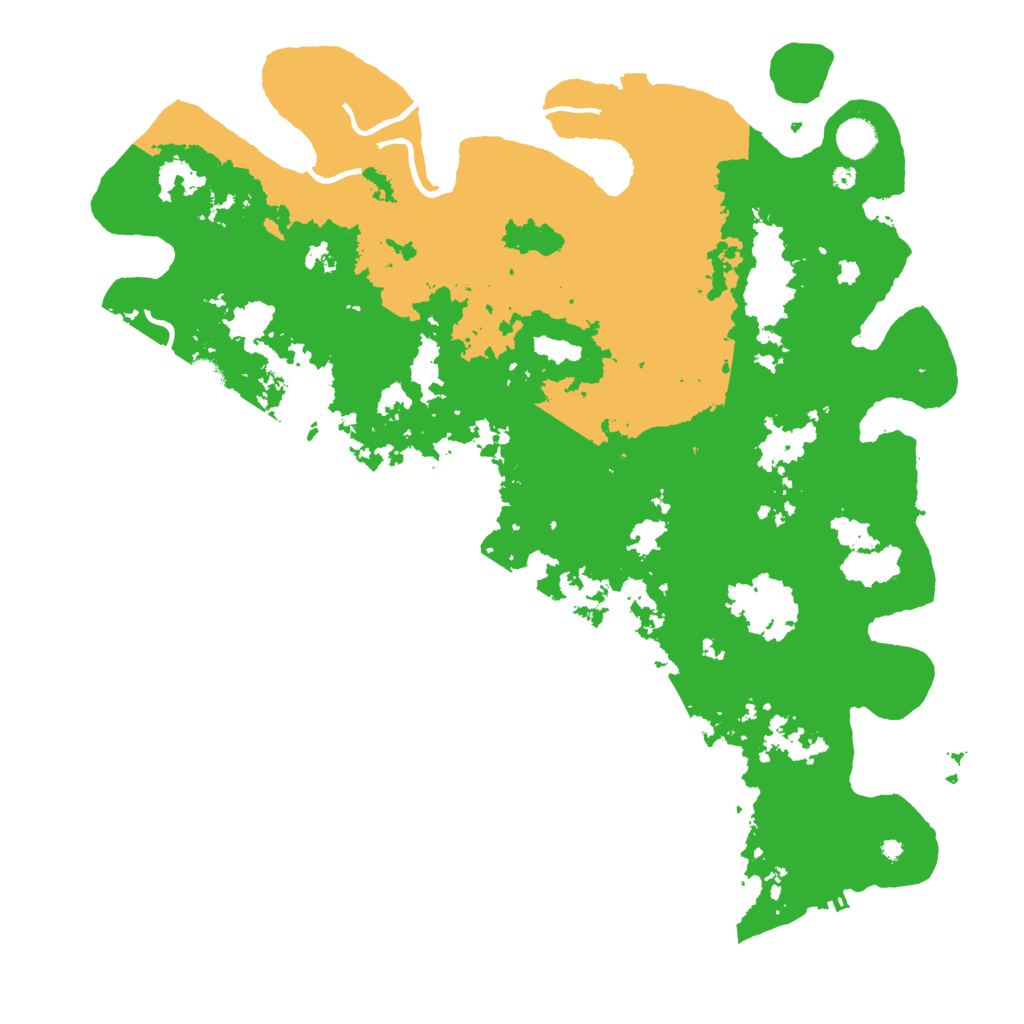 Biome Rust Map: Procedural Map, Size: 4500, Seed: 6258235