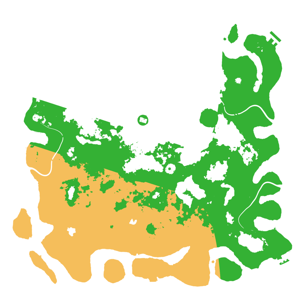 Biome Rust Map: Procedural Map, Size: 4500, Seed: 100235