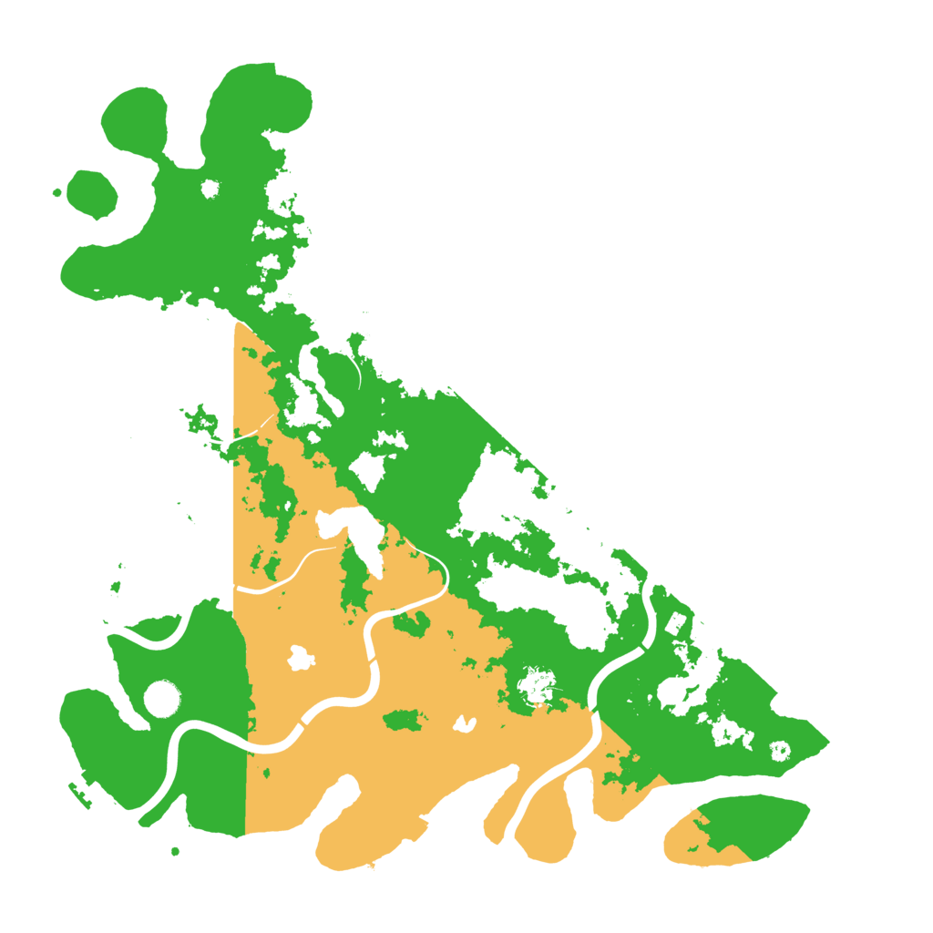 Biome Rust Map: Procedural Map, Size: 4500, Seed: 66347