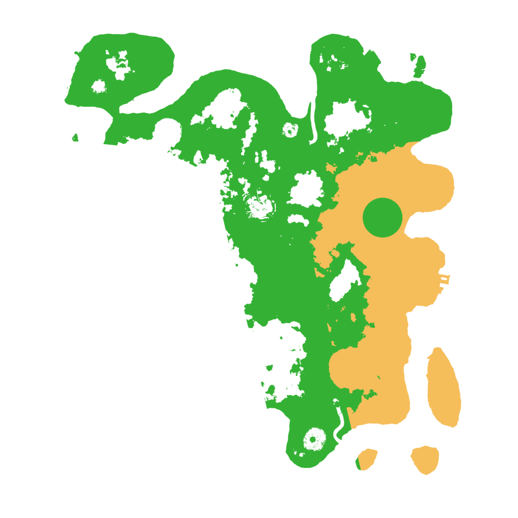 Biome Rust Map: Procedural Map, Size: 3453, Seed: 4343454