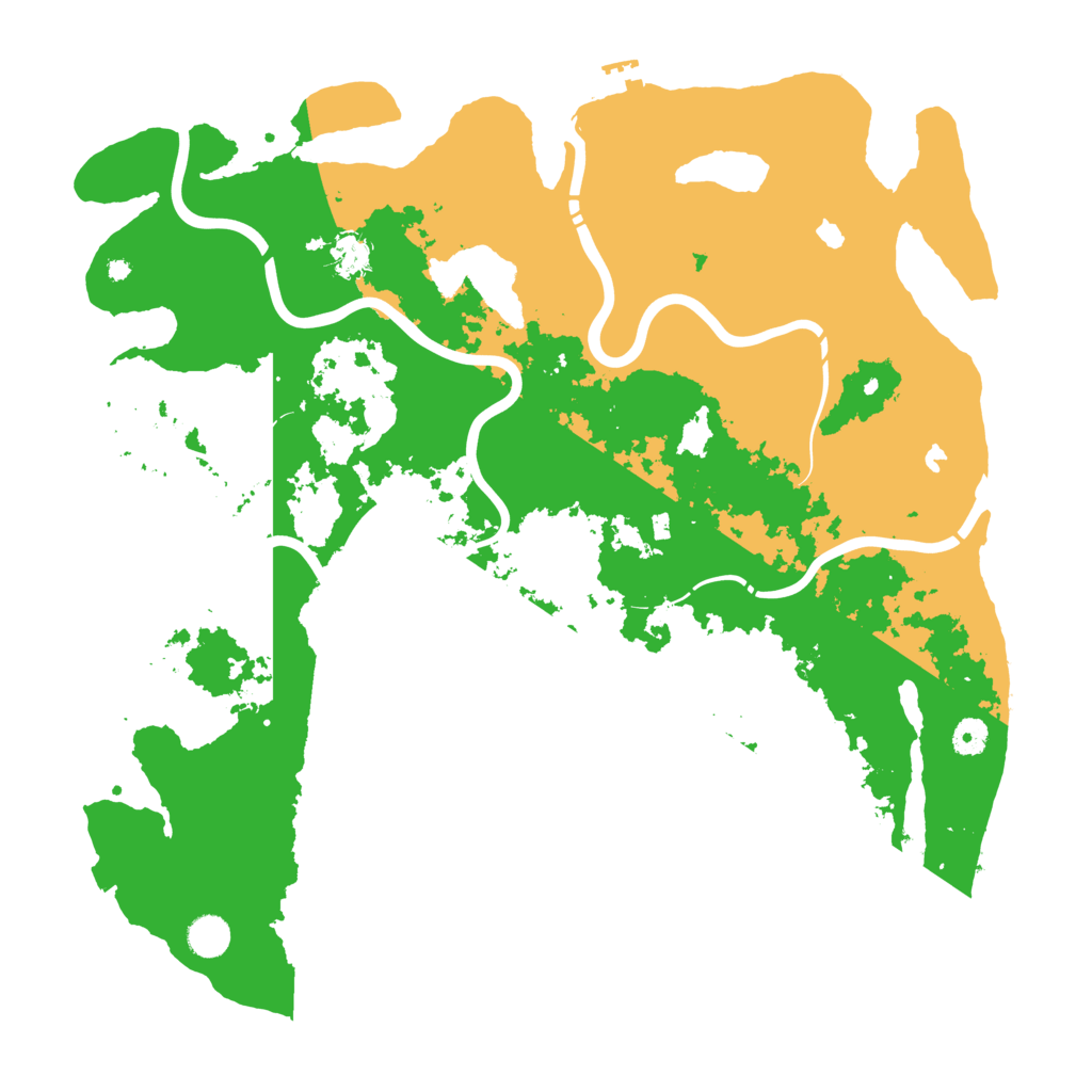 Biome Rust Map: Procedural Map, Size: 4500, Seed: 324521478
