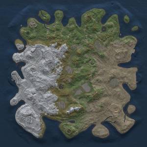 Thumbnail Rust Map: Procedural Map, Size: 4250, Seed: 160314008, 19 Monuments