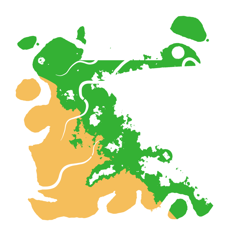 Biome Rust Map: Procedural Map, Size: 3500, Seed: 423524120