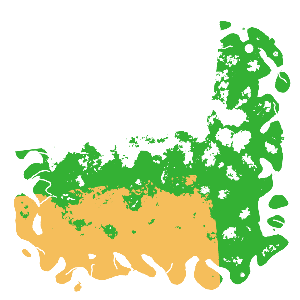 Biome Rust Map: Procedural Map, Size: 6000, Seed: 1967776583