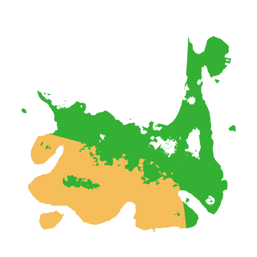 Biome Rust Map: Procedural Map, Size: 3000, Seed: 550200