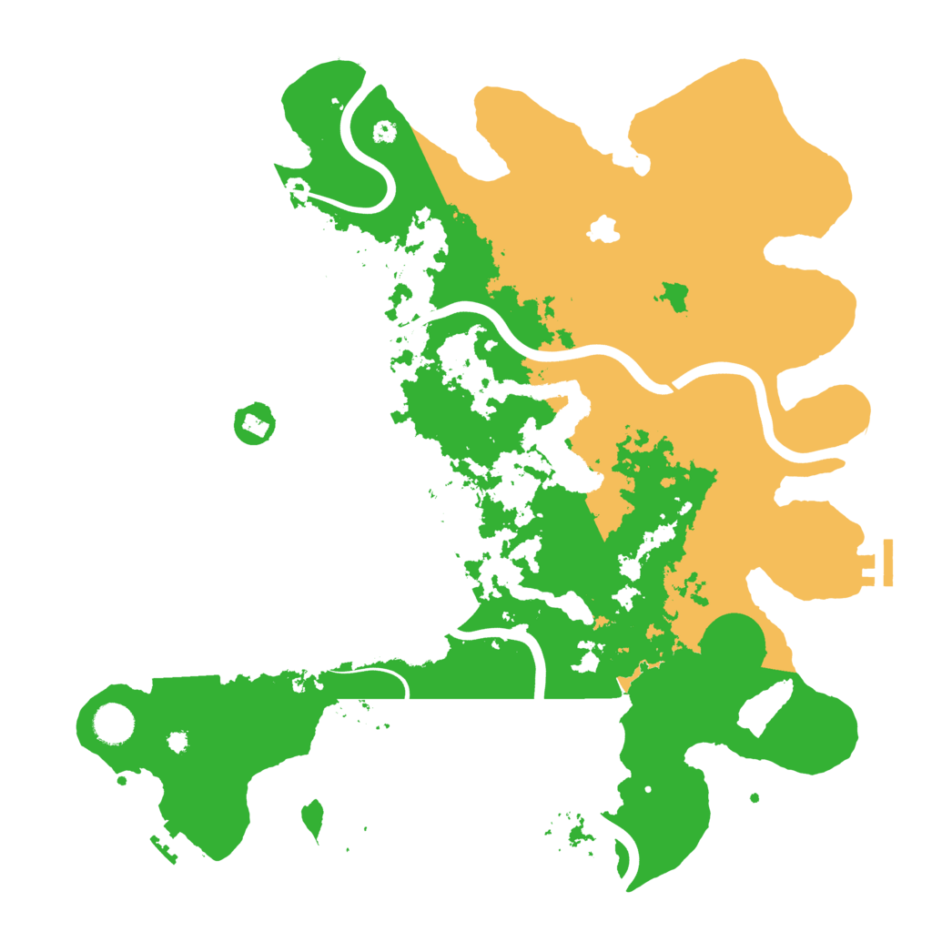 Biome Rust Map: Procedural Map, Size: 4000, Seed: 38870656