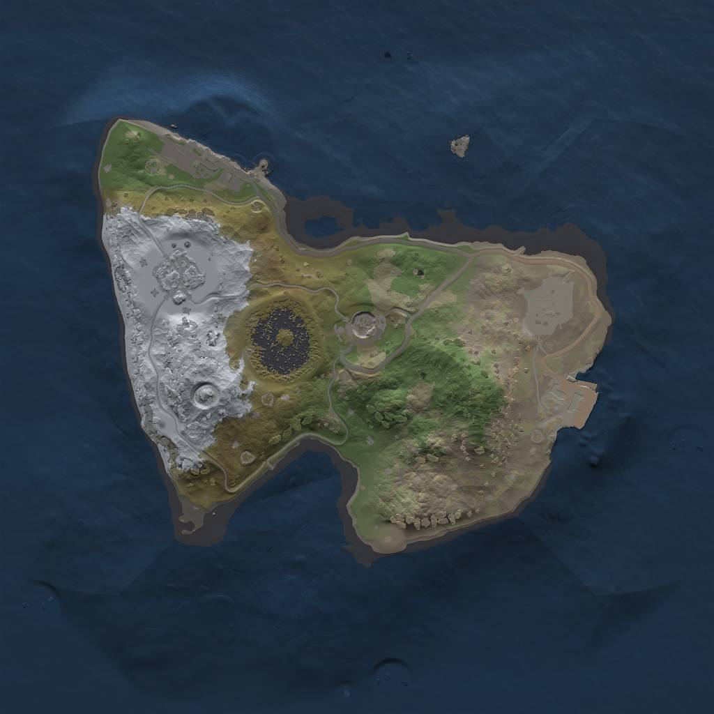 Rust Map: Procedural Map, Size: 1750, Seed: 956400697, 6 Monuments