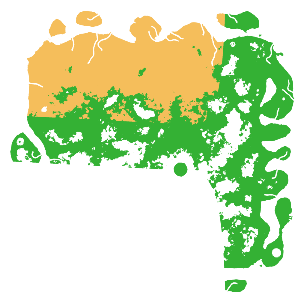 Biome Rust Map: Procedural Map, Size: 6000, Seed: 1006602922