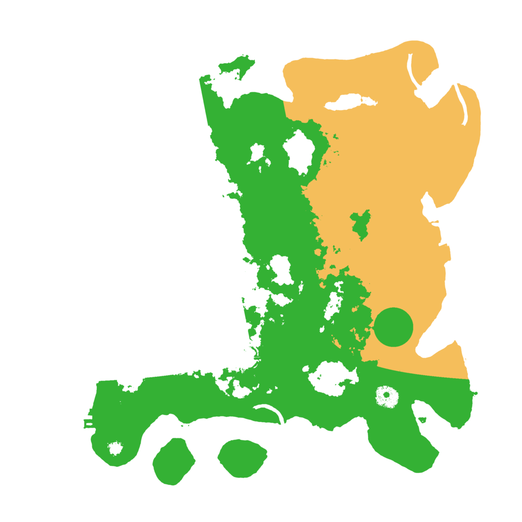 Biome Rust Map: Procedural Map, Size: 3500, Seed: 2008413301