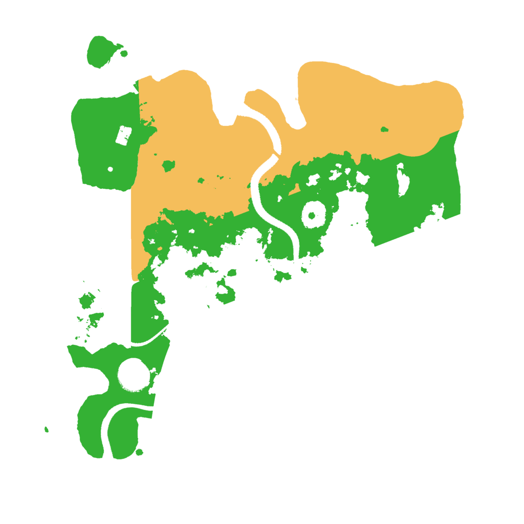 Biome Rust Map: Procedural Map, Size: 3000, Seed: 37114