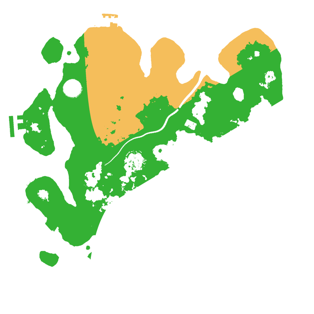 Biome Rust Map: Procedural Map, Size: 3000, Seed: 123954367