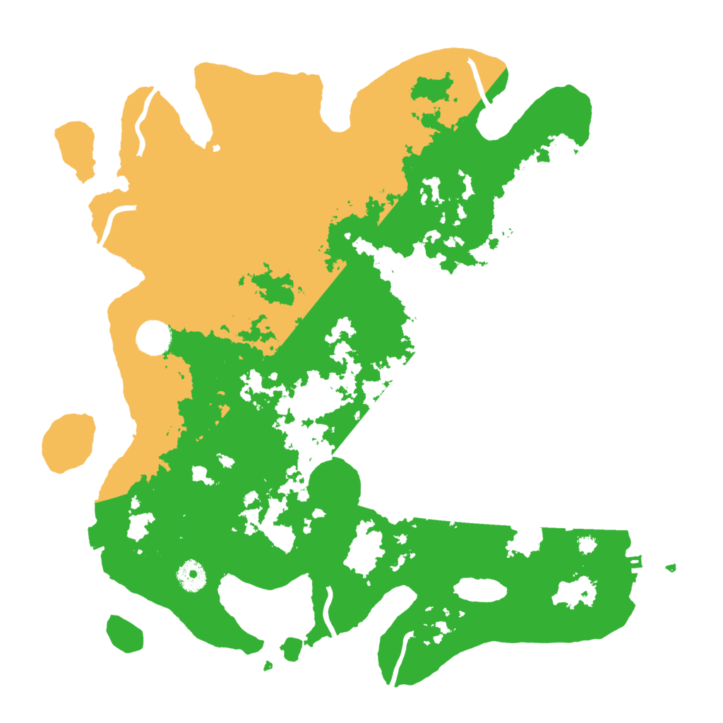 Biome Rust Map: Procedural Map, Size: 3650, Seed: 74084628