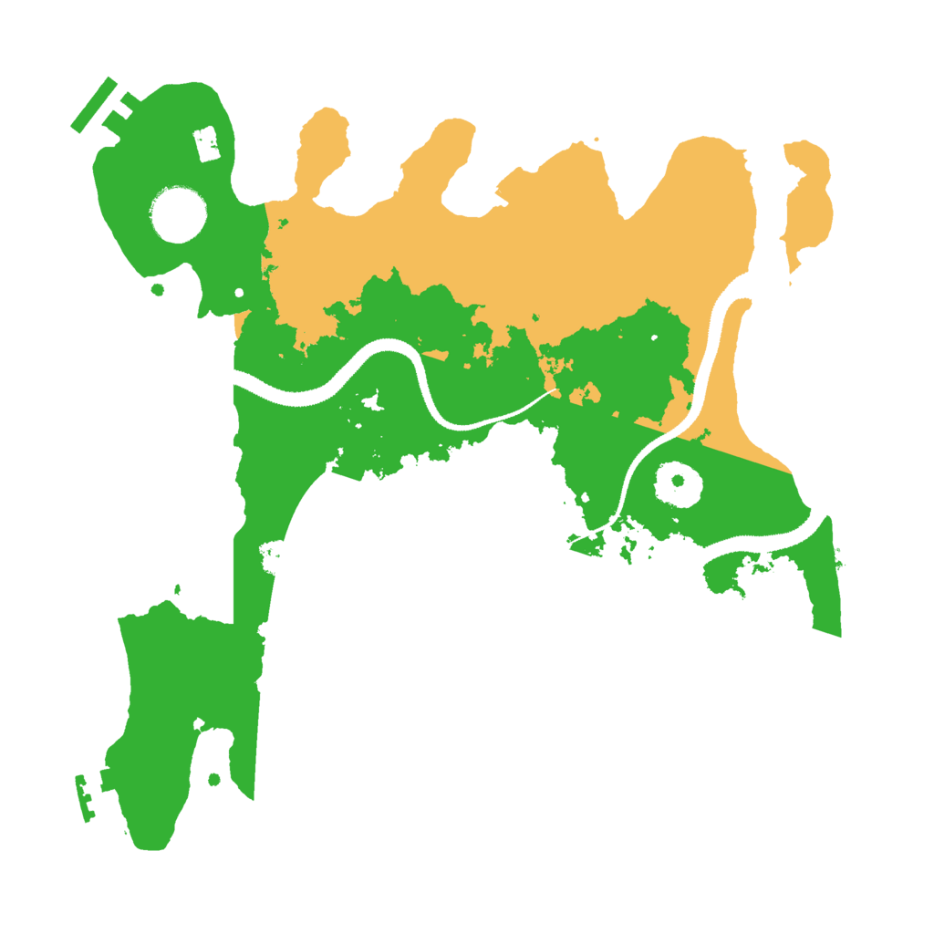 Biome Rust Map: Procedural Map, Size: 3000, Seed: 6775434