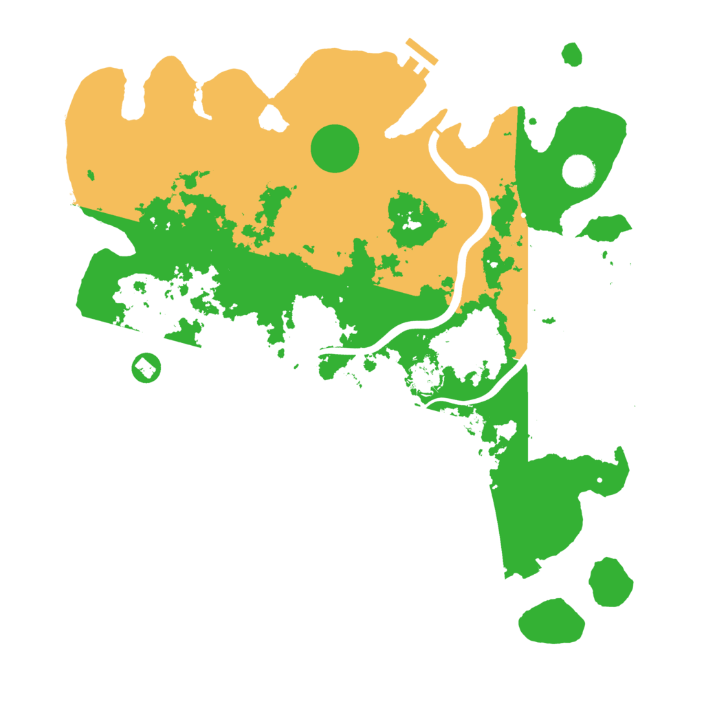 Biome Rust Map: Procedural Map, Size: 3850, Seed: 97550494