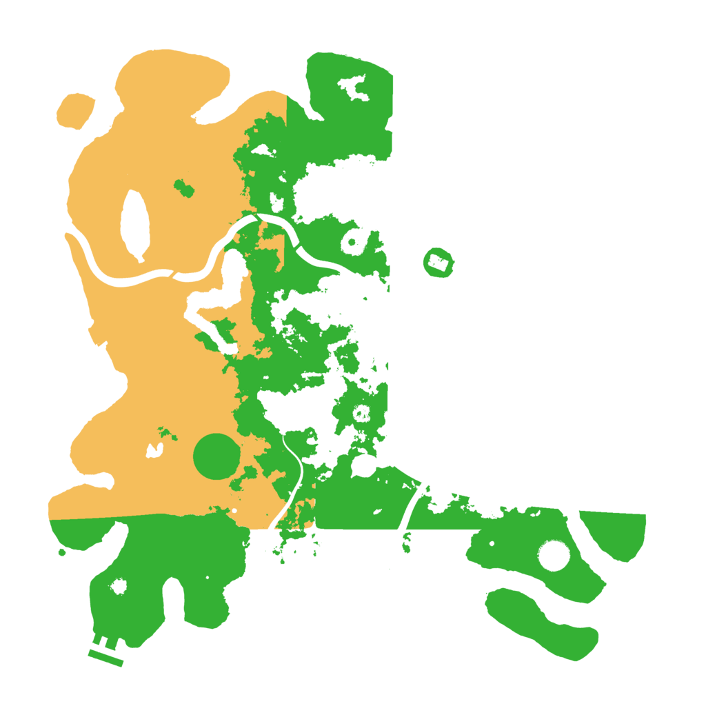 Biome Rust Map: Procedural Map, Size: 4000, Seed: 70090532