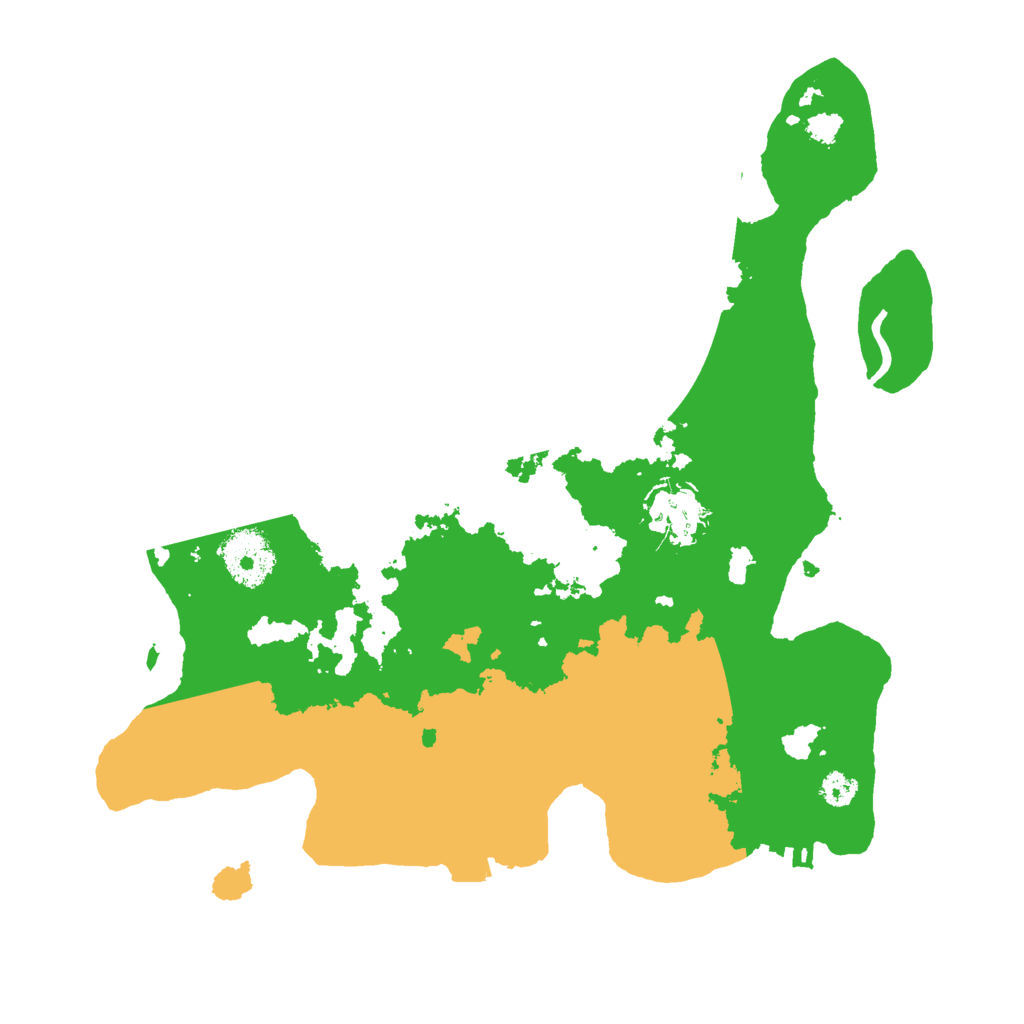 Biome Rust Map: Procedural Map, Size: 3000, Seed: 7977