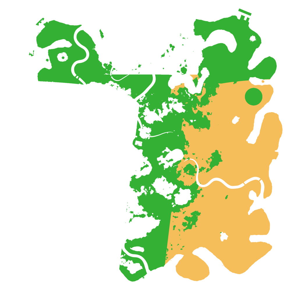 Biome Rust Map: Procedural Map, Size: 4500, Seed: 160314008